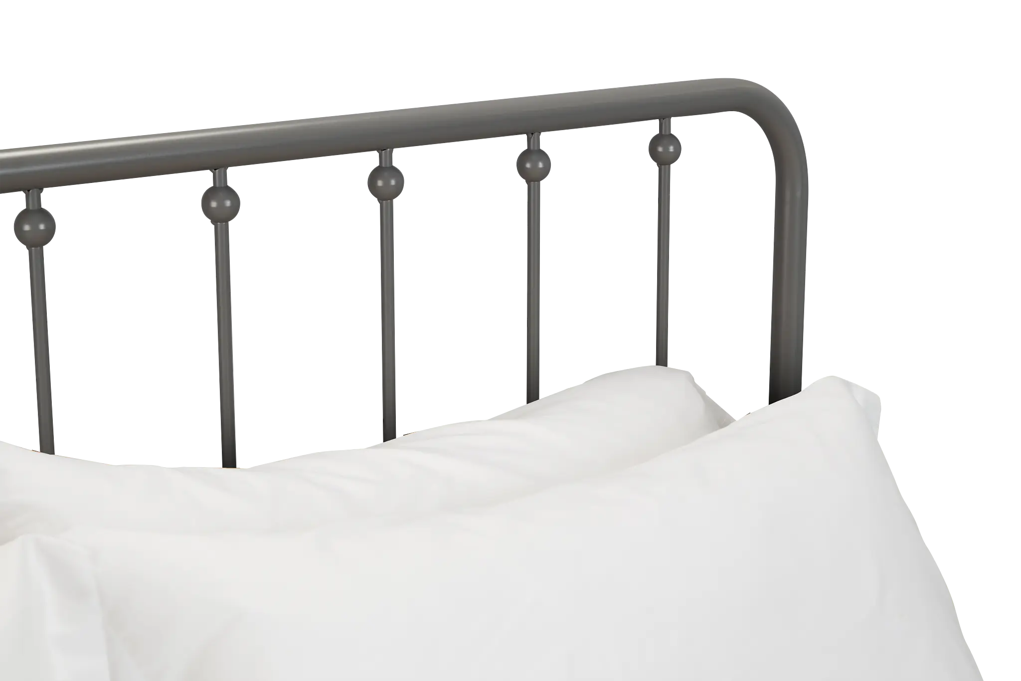 Rory Gray Metal Panel Bed Rory Gray Metal Panel Bed