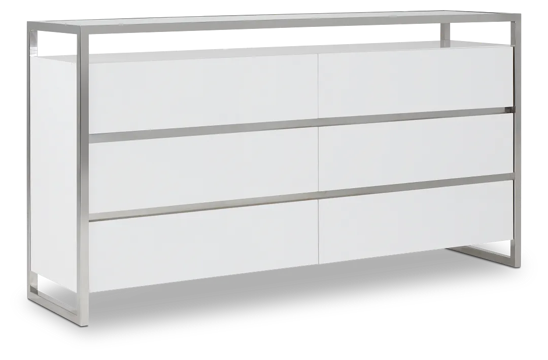 Miami White Dresser