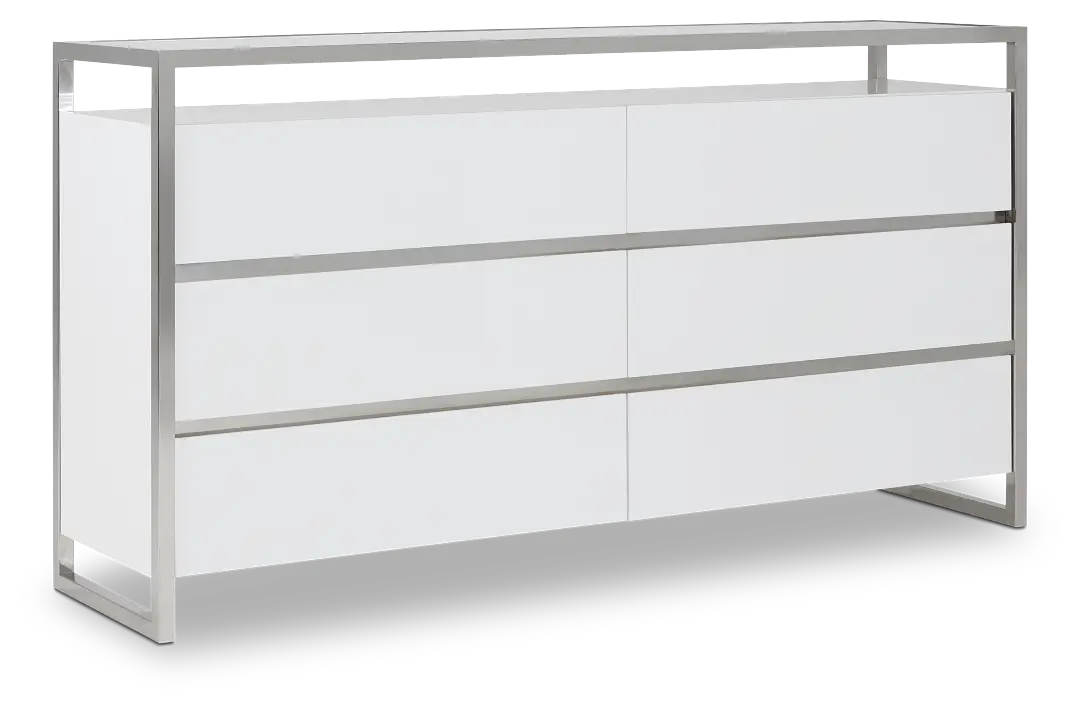 Miami White Dresser Miami White Dresser