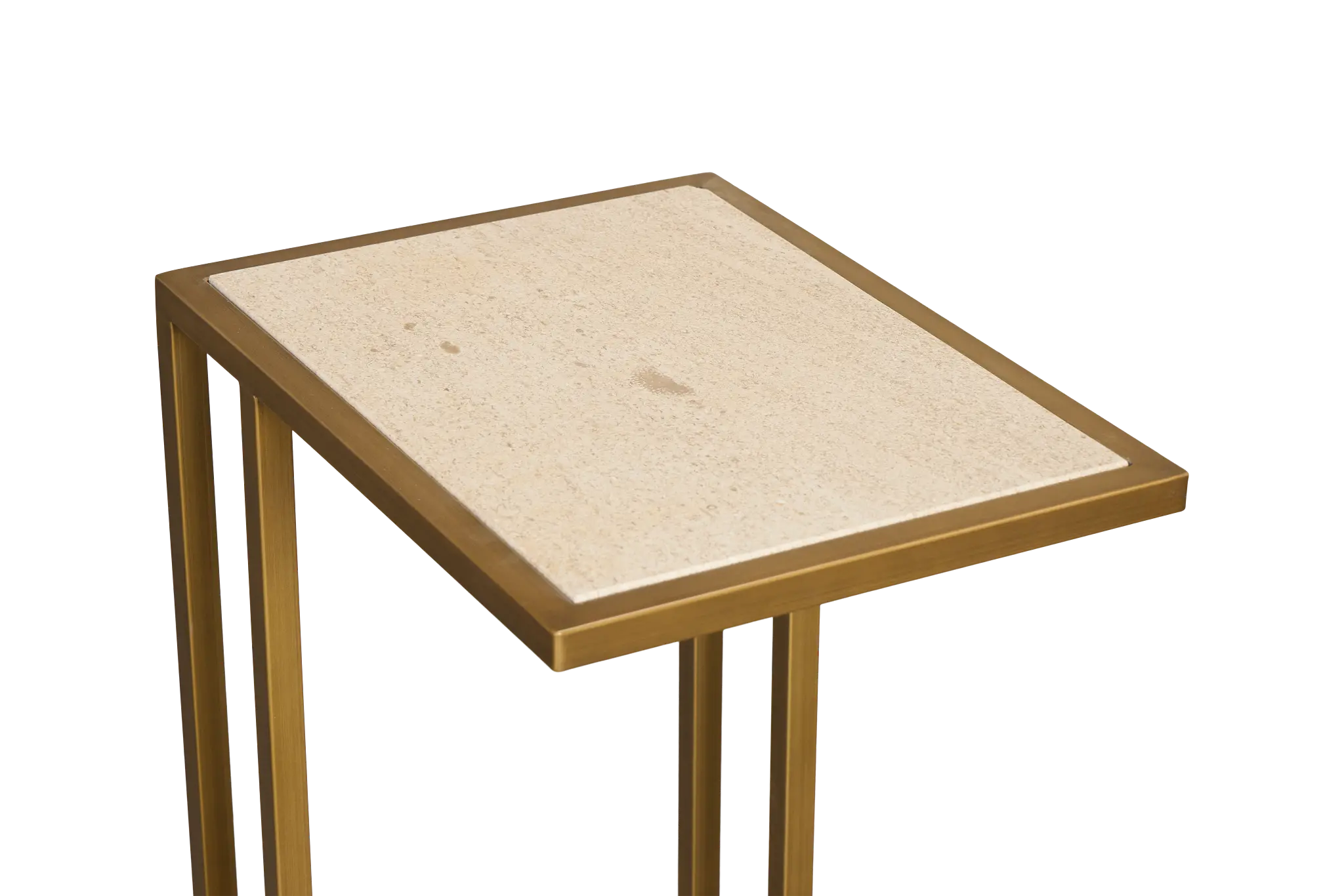 Lukar Gold Square End Table Lukar Gold Square End Table