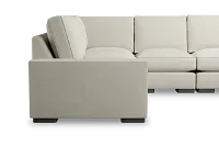Edgewater Suave Beige Medium Two-arm Sectional