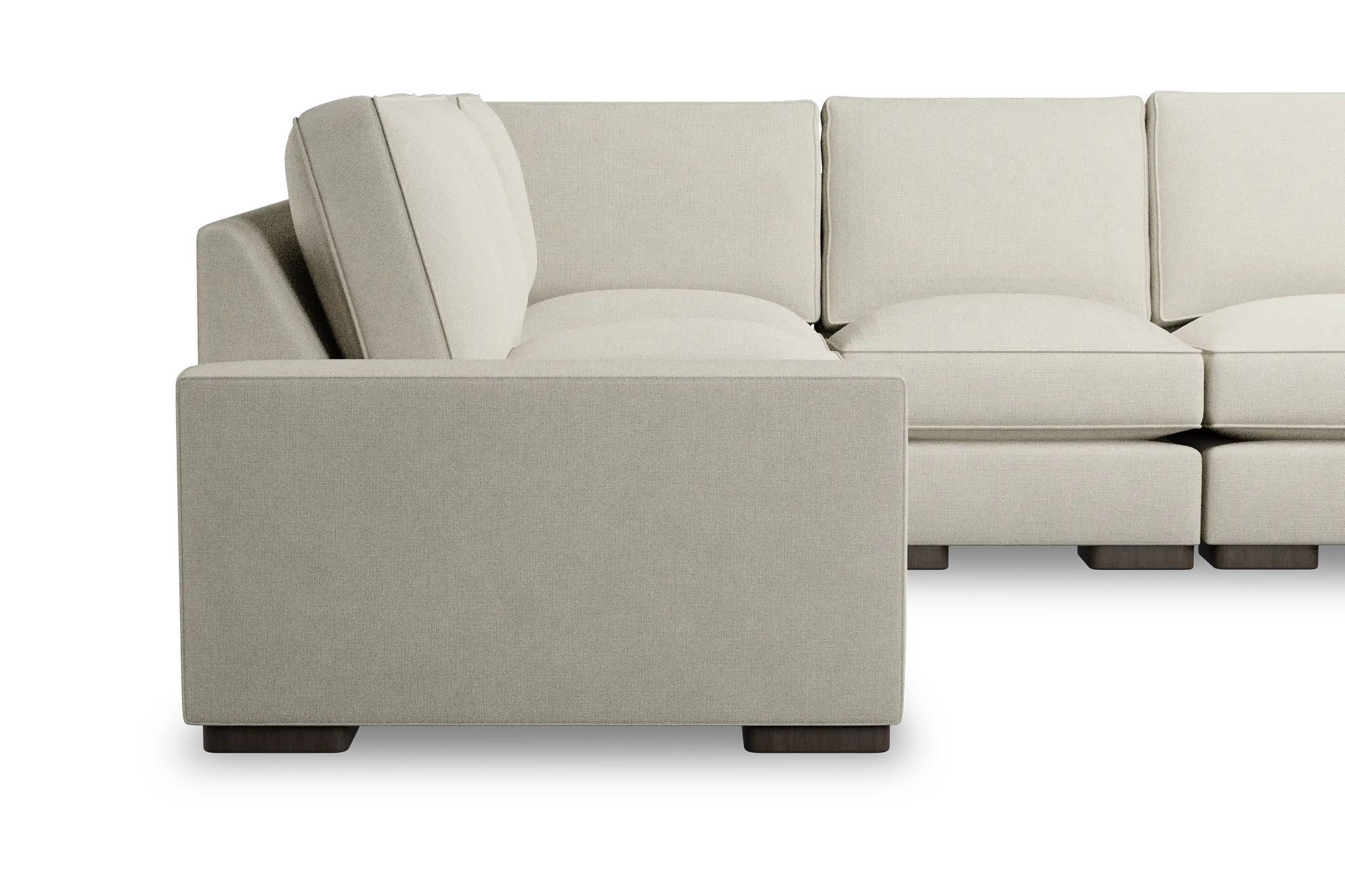 Edgewater Suave Beige Medium Two-arm Sectional Edgewater Suave Beige Medium Two-arm Sectional