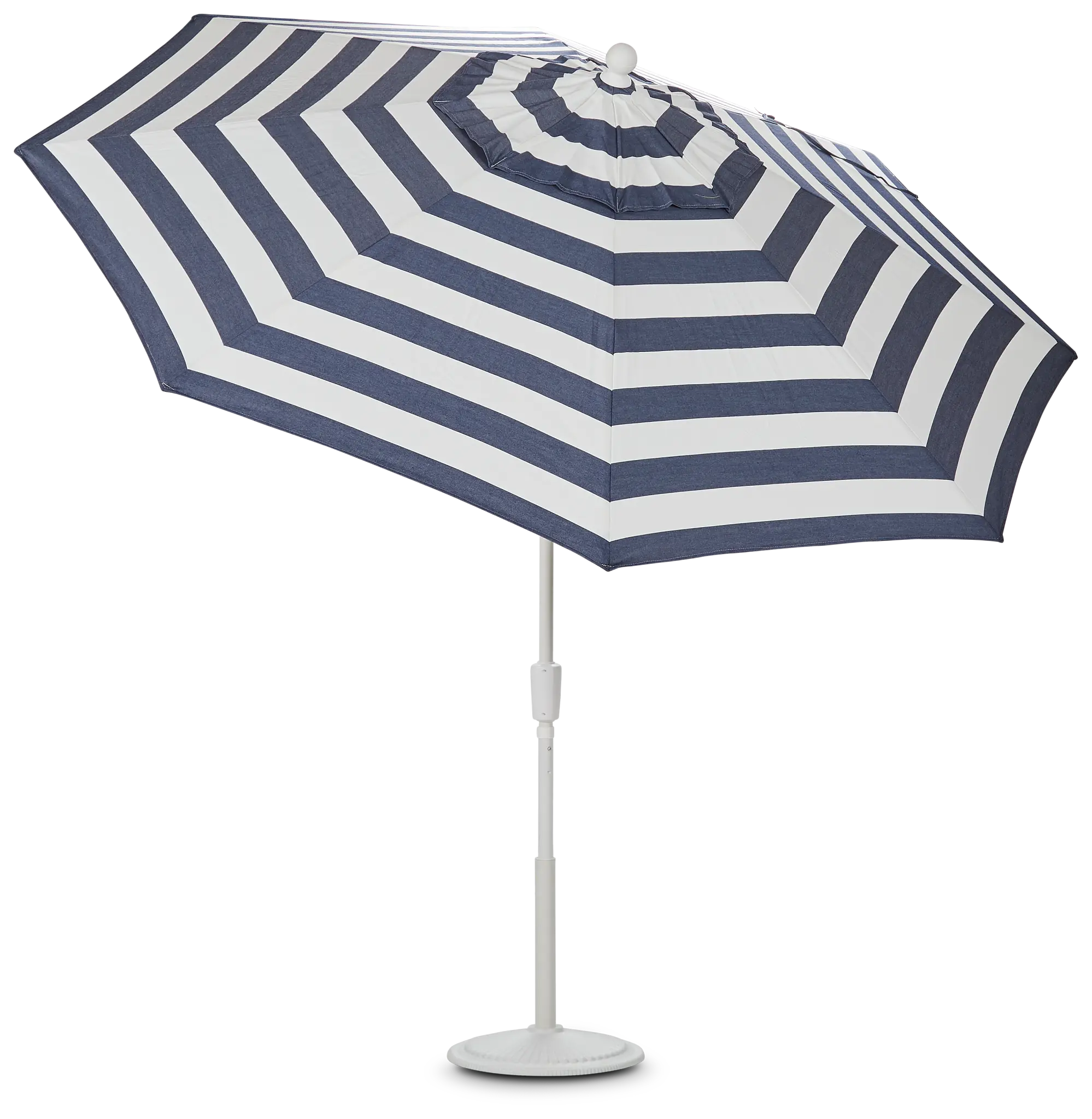 Capri Dark Blue Stripe Umbrella Set Capri Dark Blue Stripe Umbrella Set