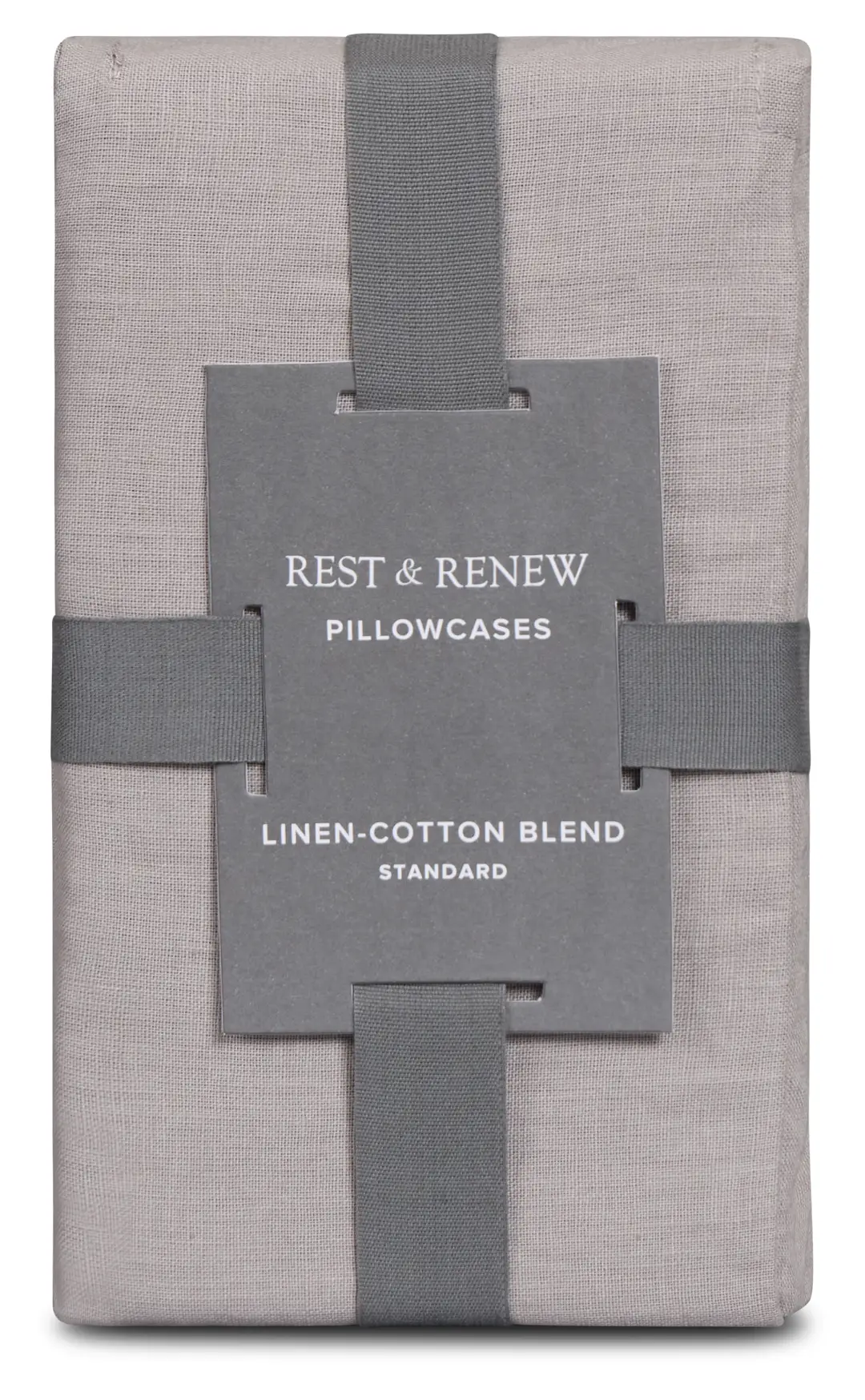 Rest & Renew Linen Blend Gray Set Of 2 Pillowcases Rest & Renew Linen Blend Gray Set Of 2 Pillowcases