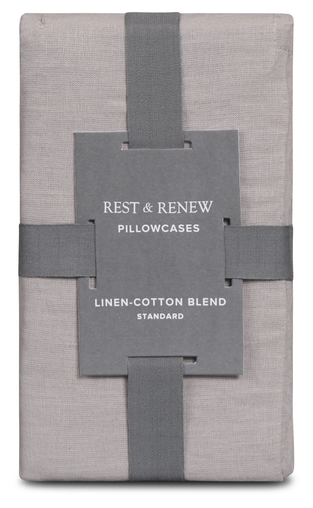 Rest & Renew Linen Blend Gray Set Of 2 Pillowcases Rest & Renew Linen Blend Gray Set Of 2 Pillowcases