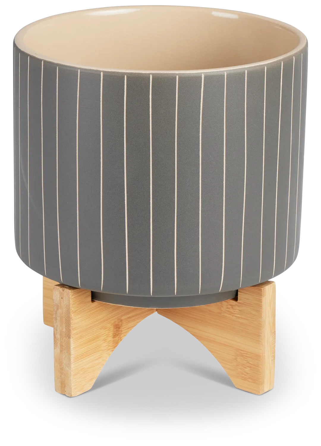 Amias Gray Small Planter