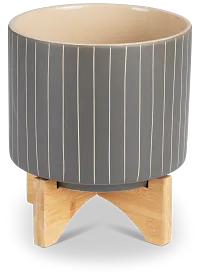 Amias Gray Small Planter