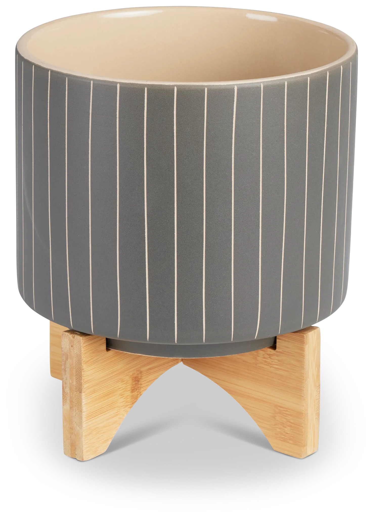 Amias Gray Small Planter