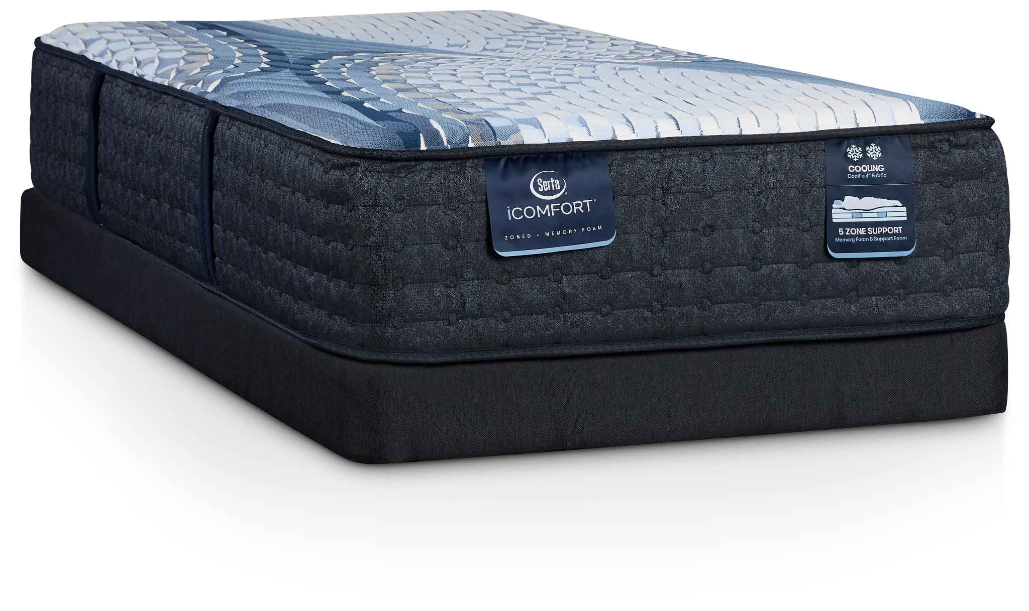 Serta Icomfort Elana Firm Low-profile Mattress Set Serta Icomfort Elana Firm Low-profile Mattress Set