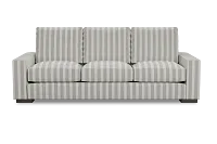 Edgewater Sea Lane Light Gray 96" Sofa W/ 3 Cushions