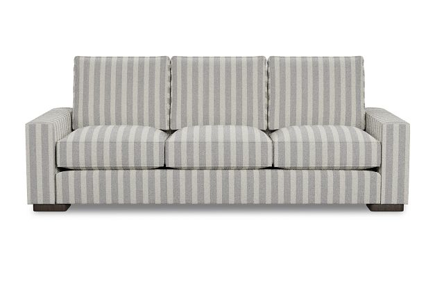 Edgewater Sea Lane Light Gray 96" Sofa W/ 3 Cushions (1)