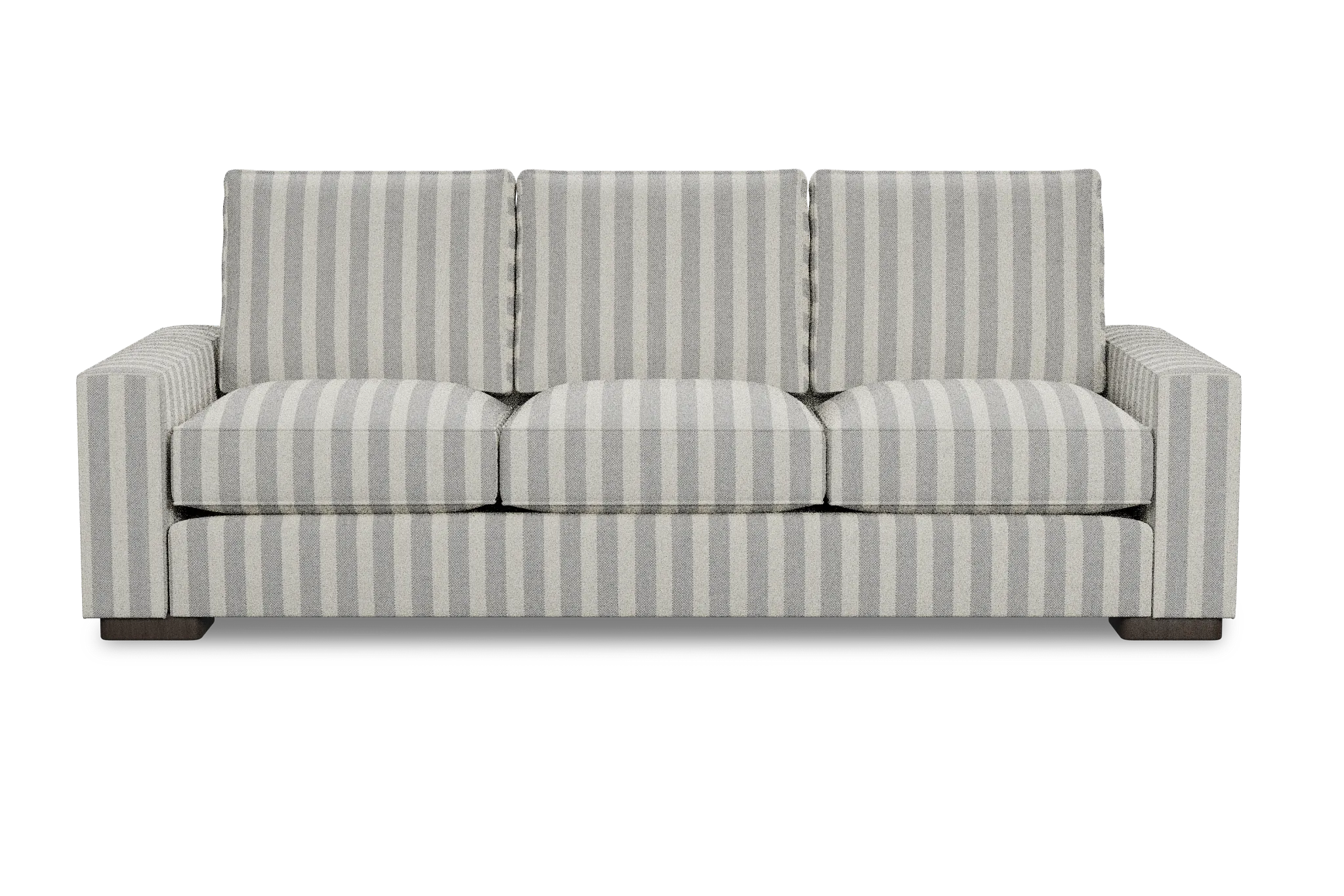 Edgewater Sea Lane Light Gray 96" Sofa W/ 3 Cushions