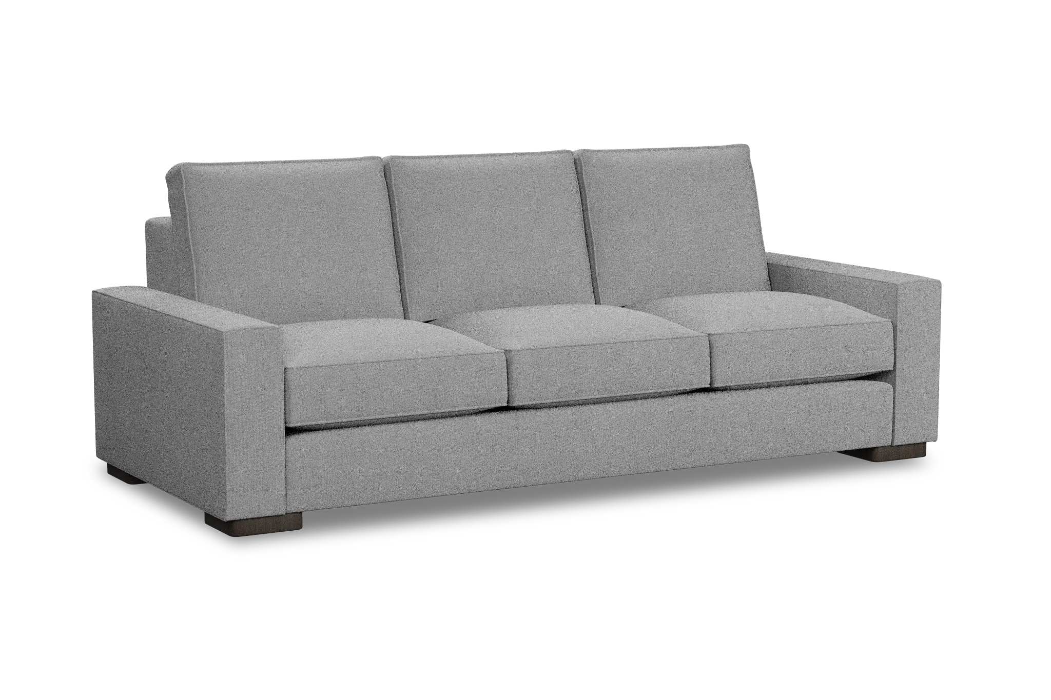 Edgewater Suave Gray 96" Sofa W/ 3 Cushions Edgewater Suave Gray 96" Sofa W/ 3 Cushions