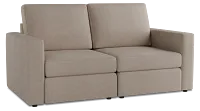 Citymod Beige Fabric 2-piece Modular Sofa