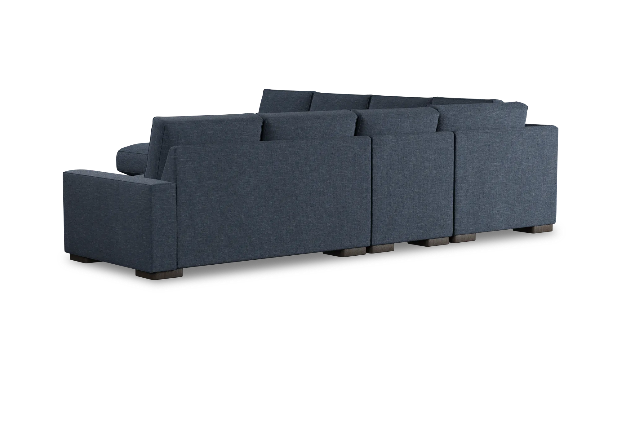 Edgewater Elevation Dark Blue Large Left Chaise Sectional