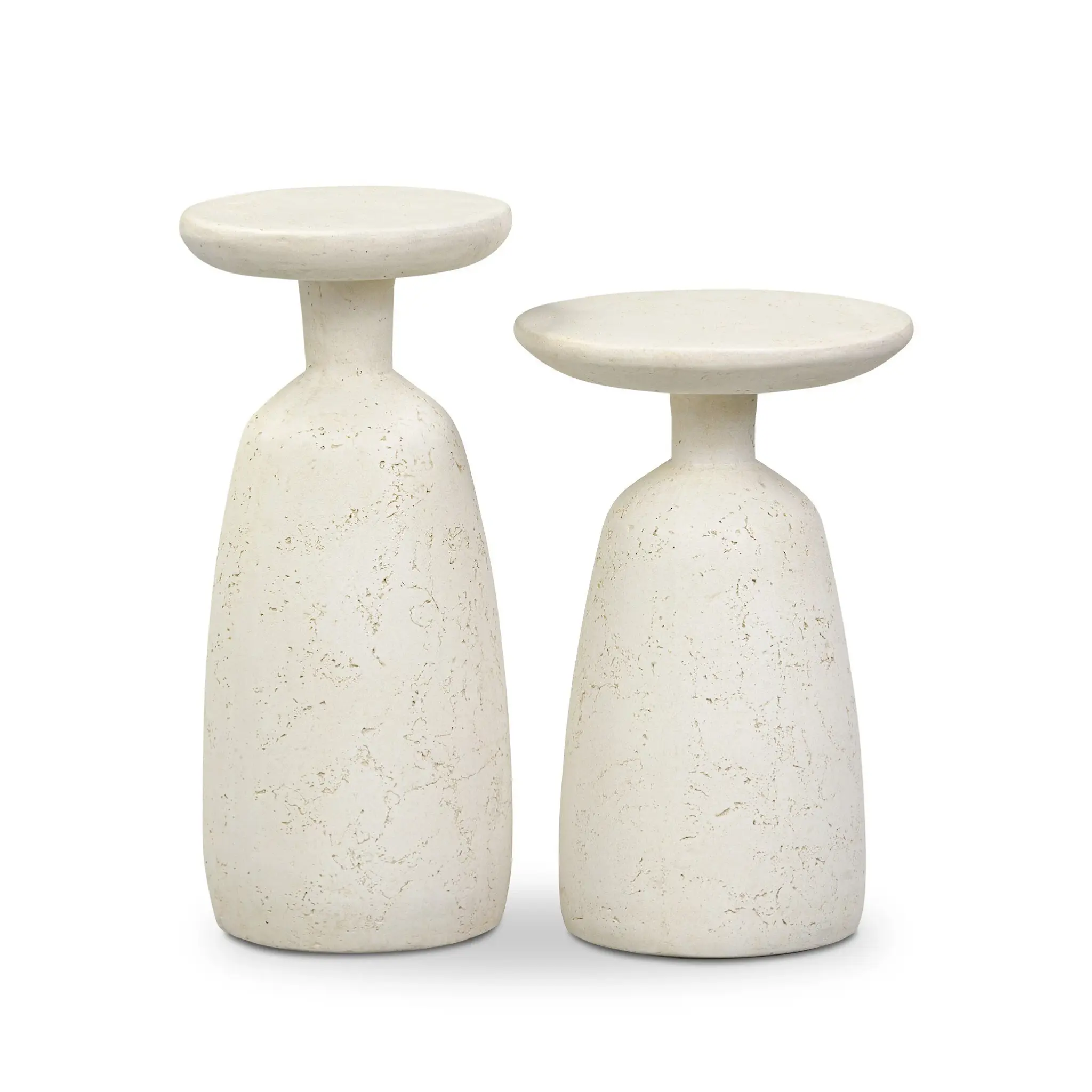 Zume White Concrete Nesting Tables Zume White Concrete Nesting Tables