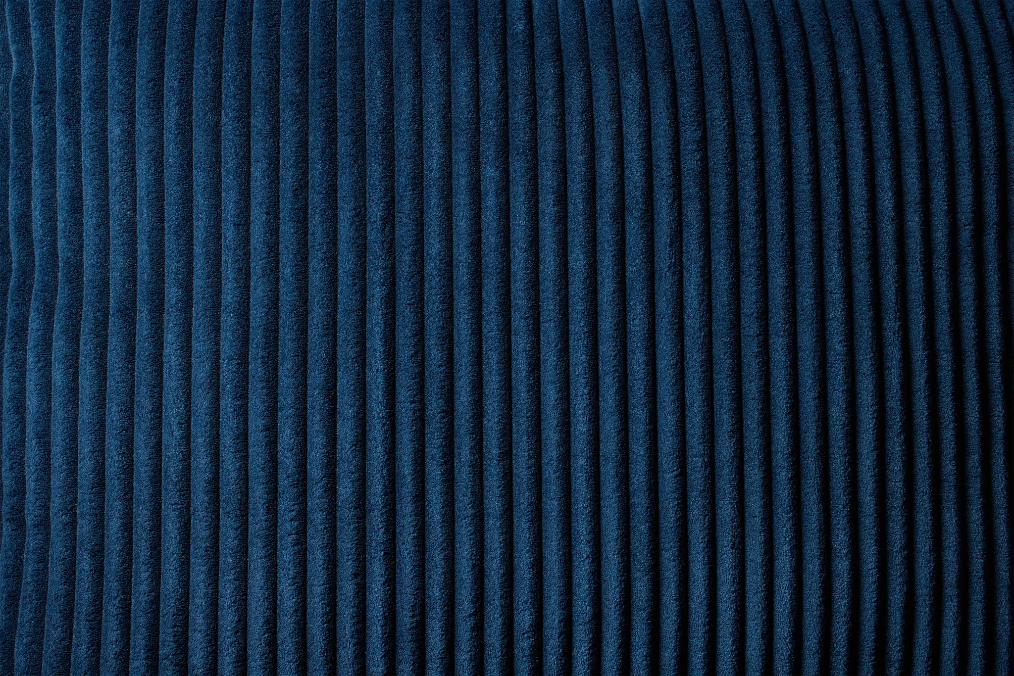 Charlie Dark Blue Fabric Loveseat