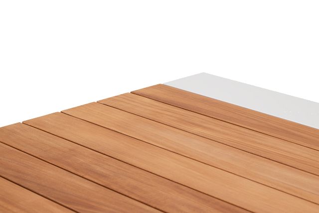 Sunrise Whiteteak 65" Rectangular Table