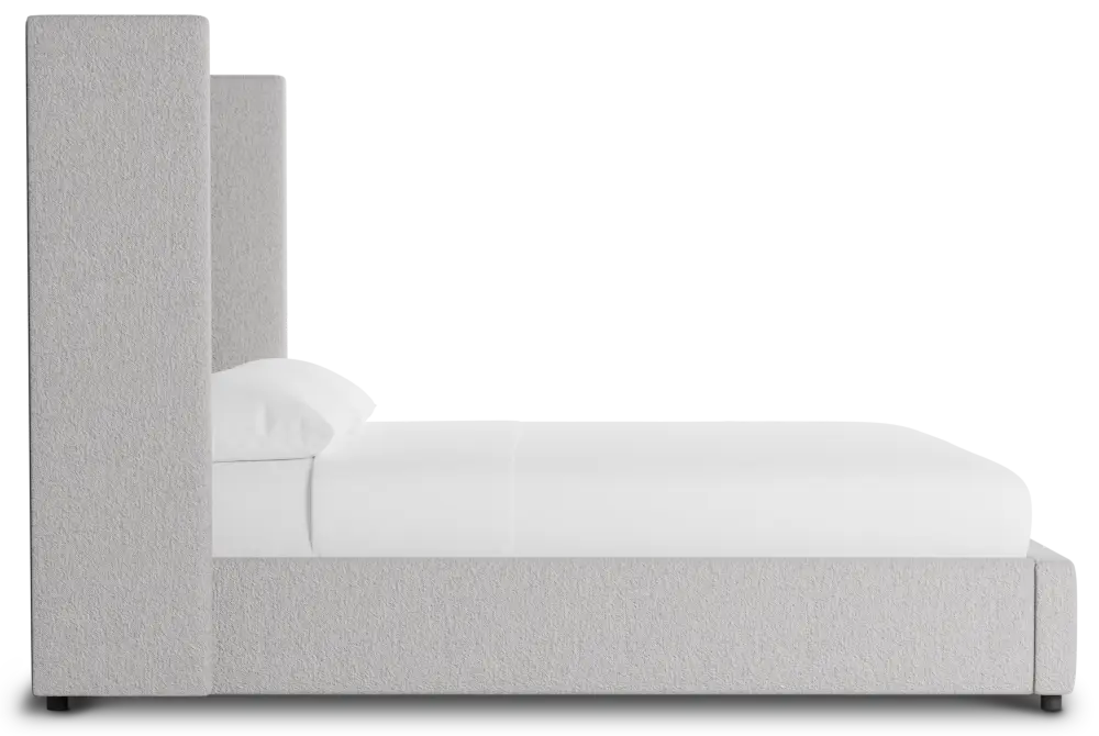 Captiva Elite Gray 60" Upholstered Shelter Bed Captiva Elite Gray 60" Upholstered Shelter Bed