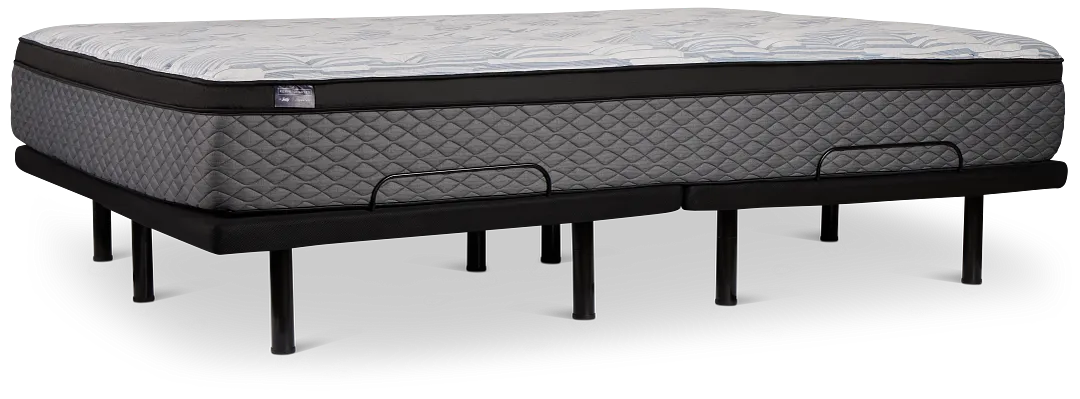 Kevin Charles By Sealy Signature Ultra Plush Plus Adjustable Mattress Set
