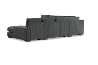 Edgewater Lucy Navy Large Right Chaise Sectional