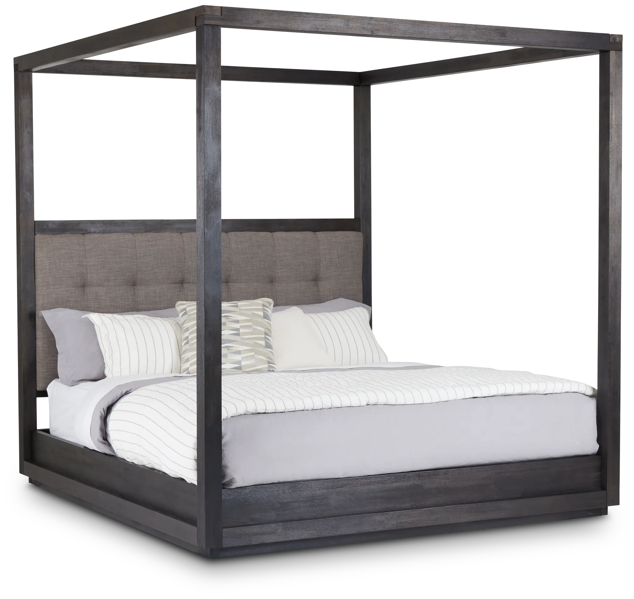 Madden Gray Uph Canopy Bed