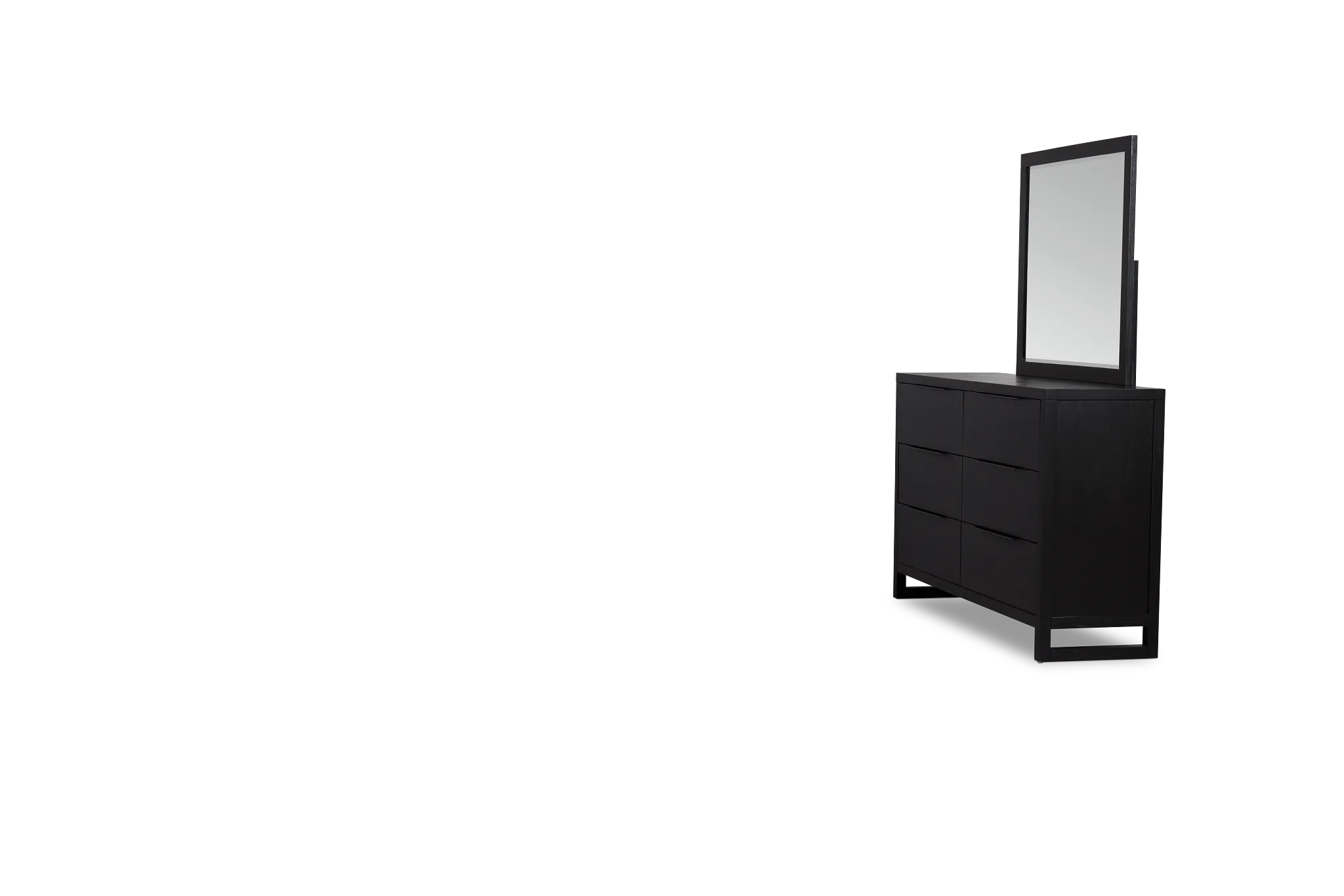 Williamsburg Black Dresser & Mirror