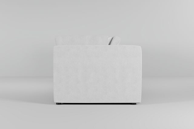 Destin Revenue White Fabric 3 Piece Modular Sofa