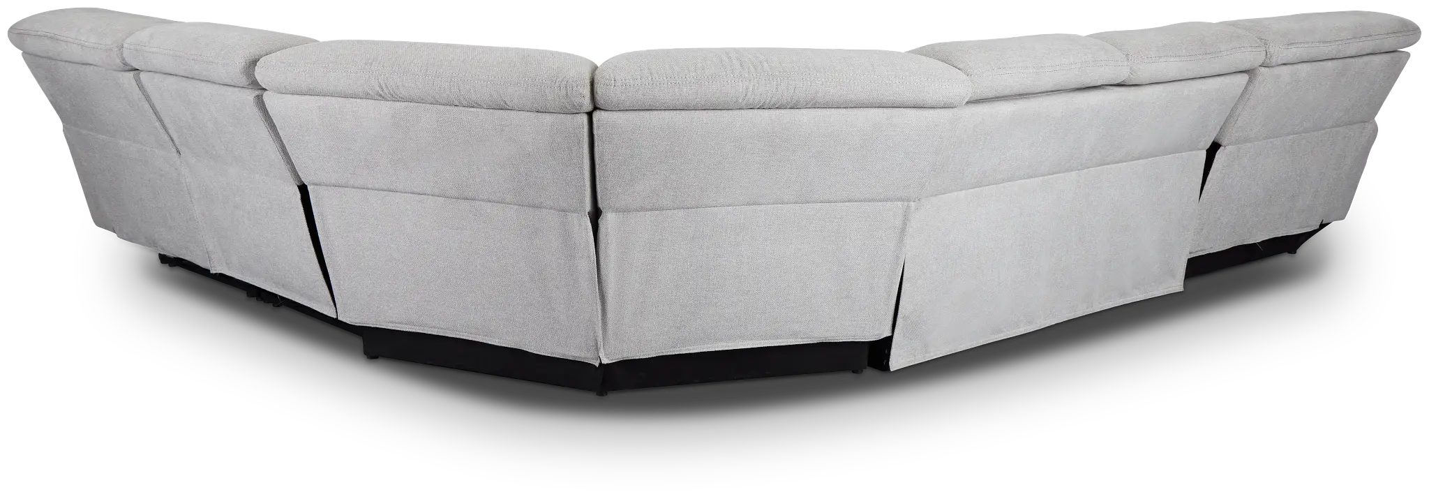 Callum Light Gray Storage Small Left Dual Power Chaise Sleeper Sectional Callum Light Gray Storage Small Left Dual Power Chaise Sleeper Sectional