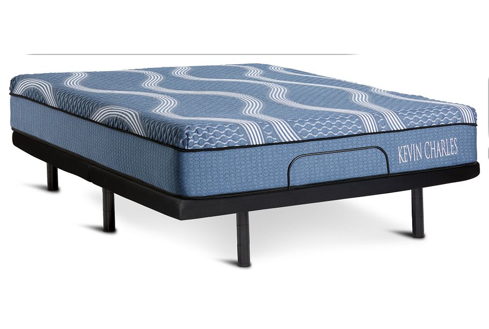 Kevin Charles Miramar Hybrid Silver Adjustable Mattress Set