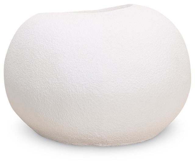 Percy White Stone Planter