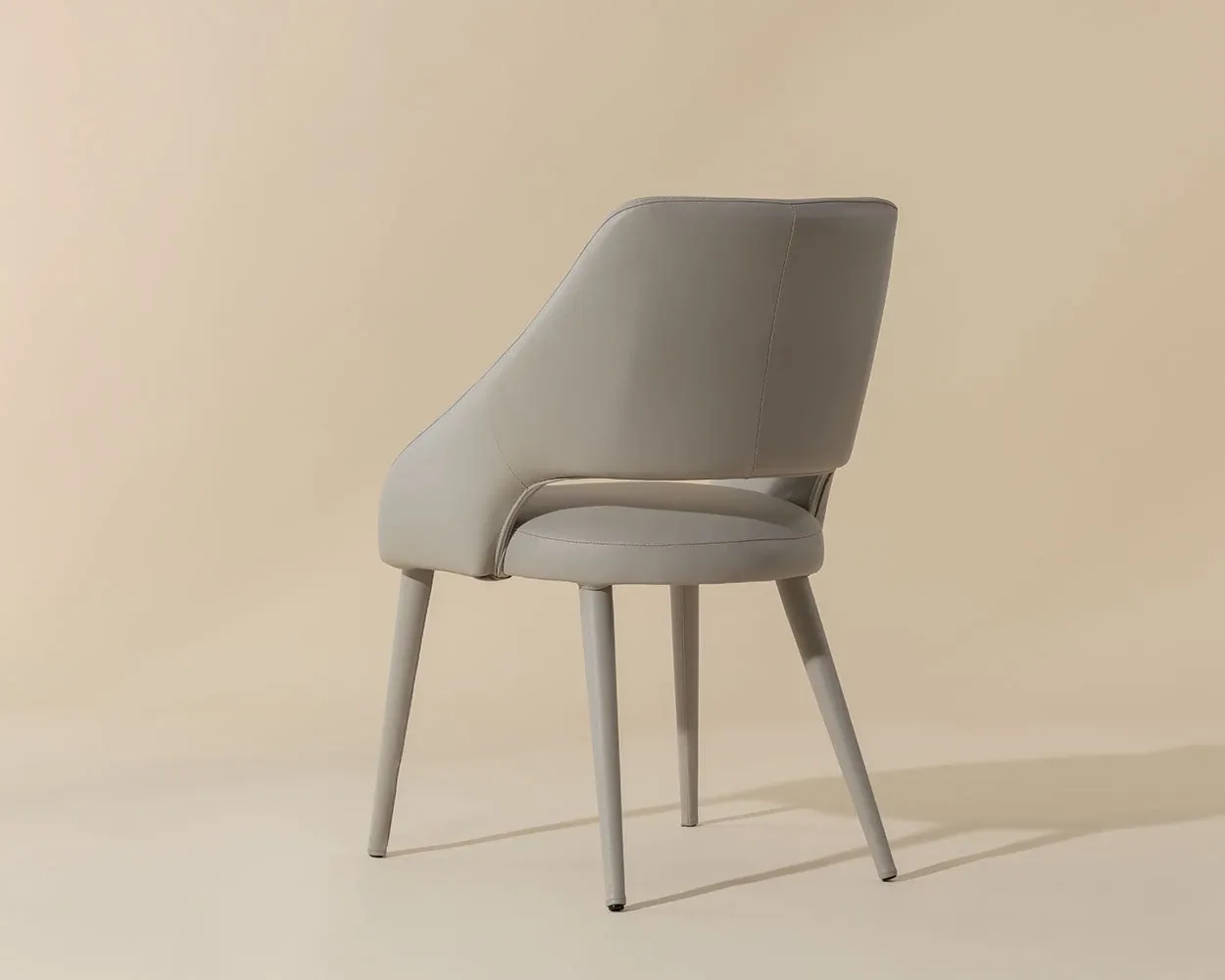 Vannah Light Gray Upholstered Arm Chair