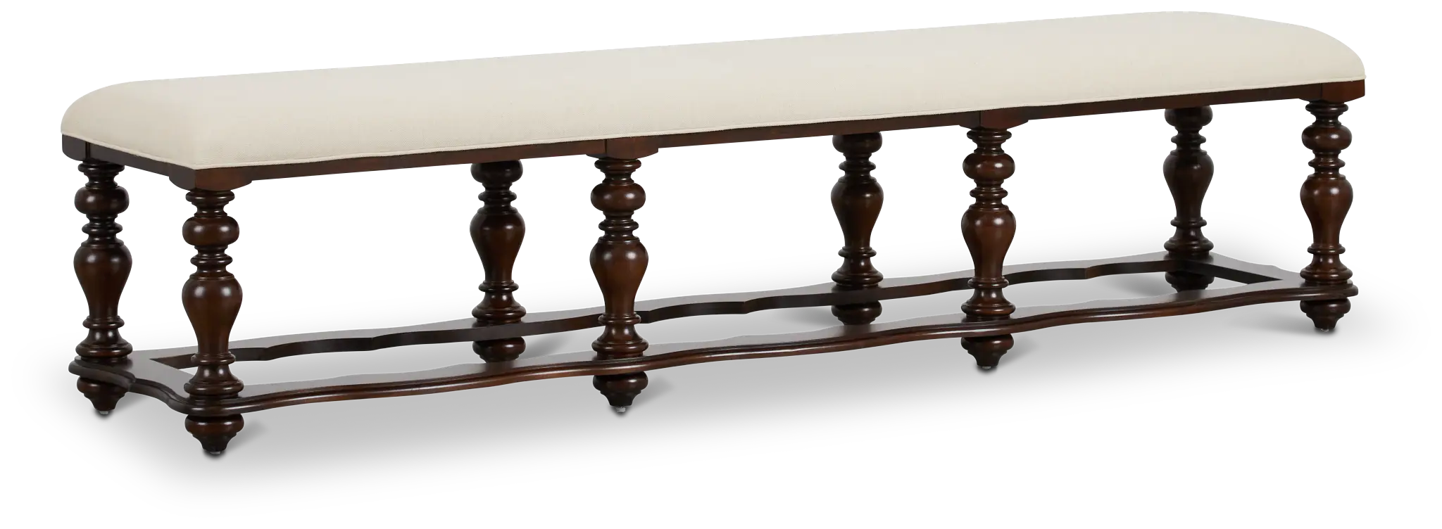 Savannah Dark Tone 83" Upholstered Dining Bench Savannah Dark Tone 83" Upholstered Dining Bench