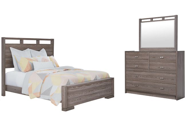 Sutton Light Tone Panel Bedroom