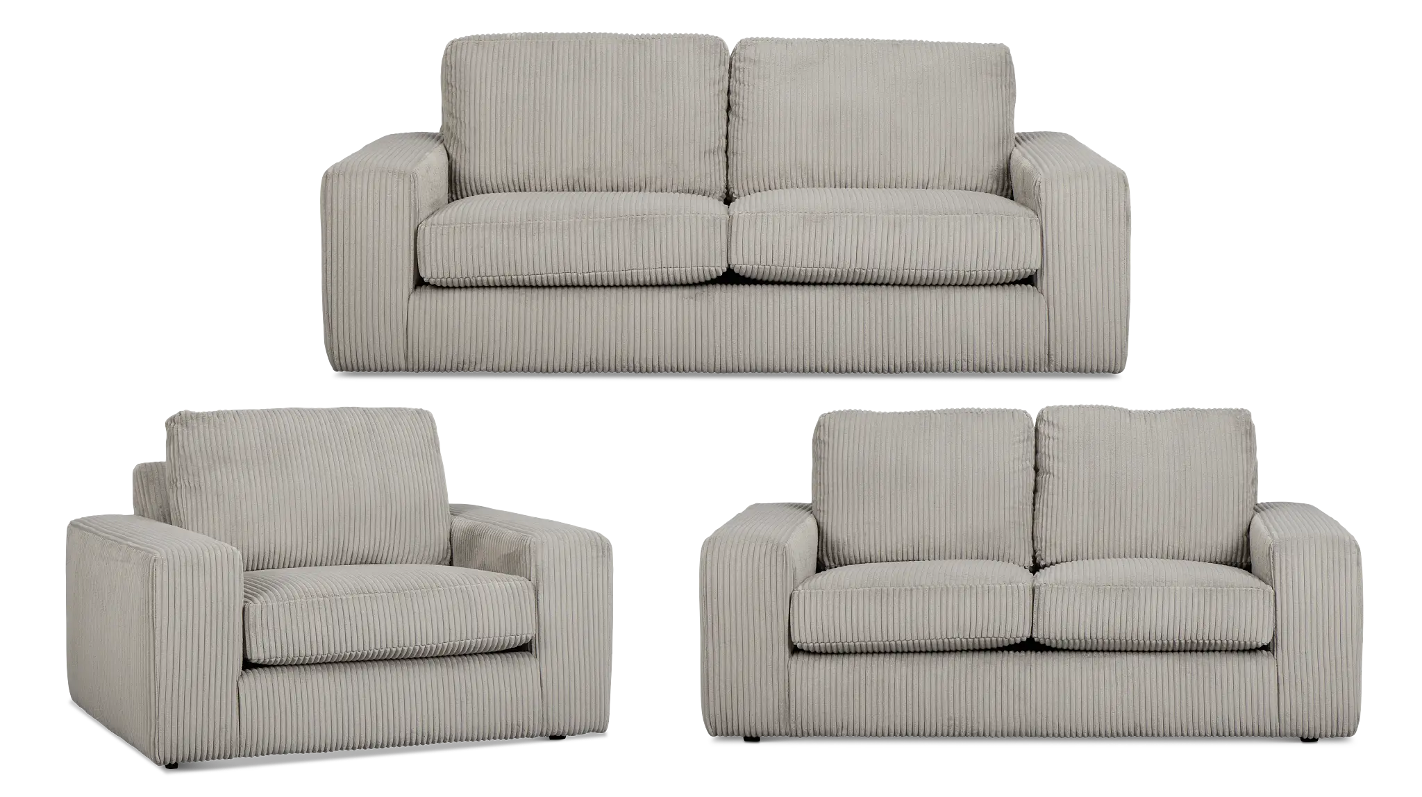 Charlie Gray Fabric Living Room Charlie Gray Fabric Living Room