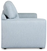 Rhodes Light Blue Fabric Innerspring Sleeper