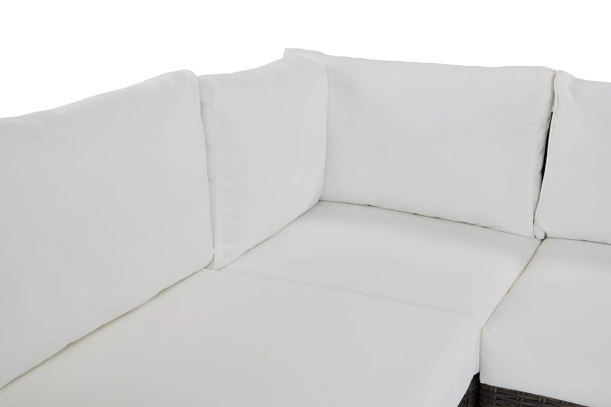 Tulum White Woven 6-piece Modular Sectional Tulum White Woven 6-piece Modular Sectional