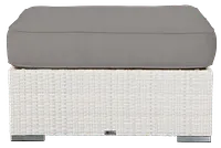 Biscayne Gray Ottoman