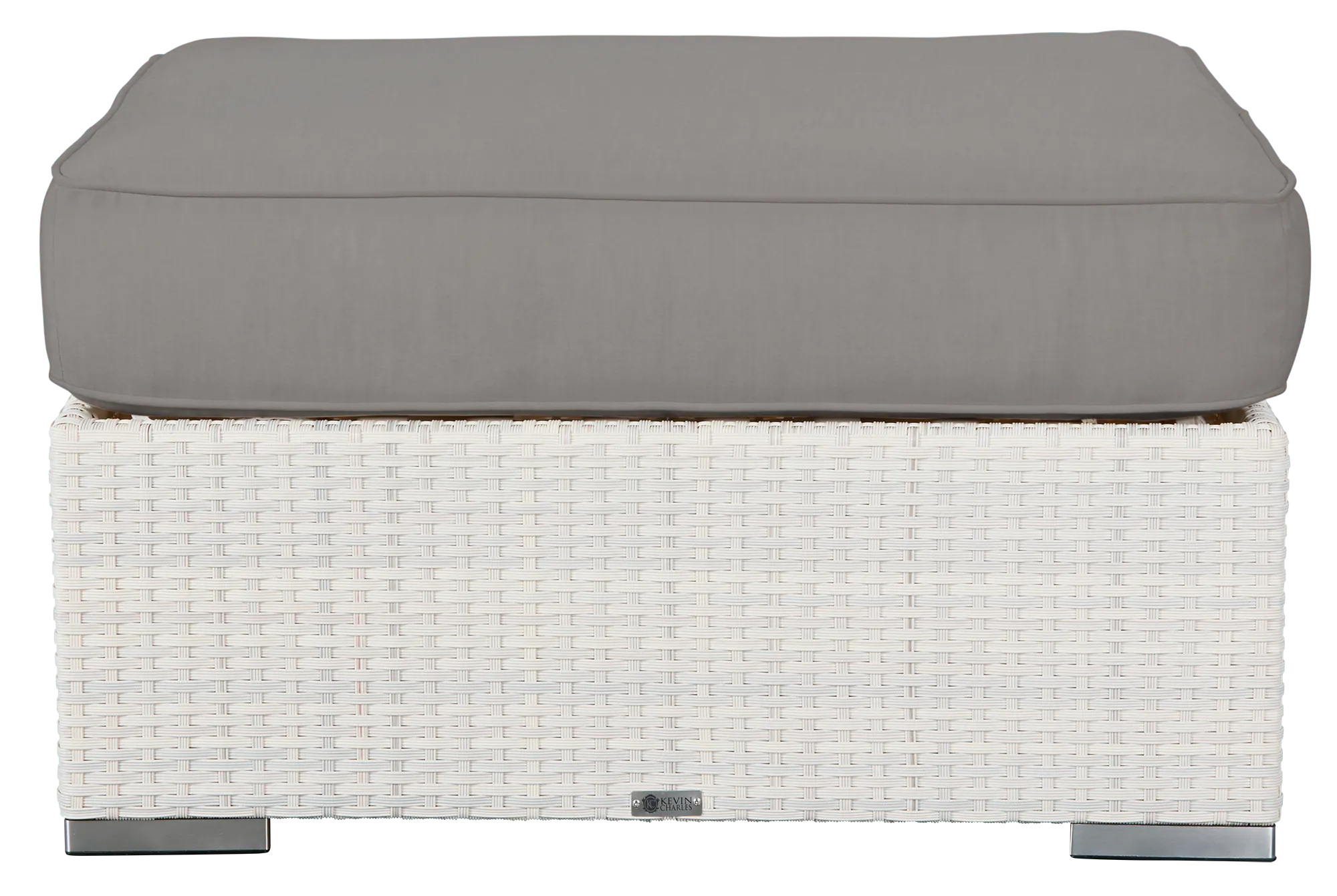 Biscayne Gray Ottoman