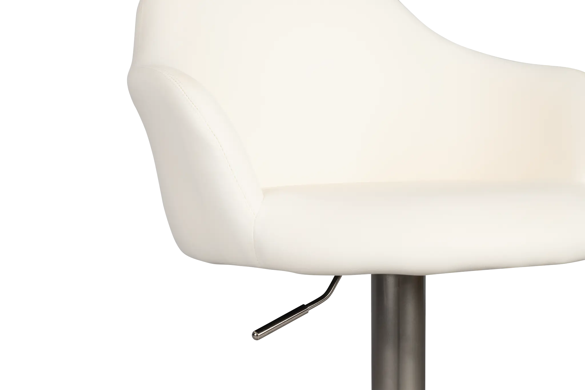 Hyde White Uph Adjustable Stool Hyde White Uph Adjustable Stool