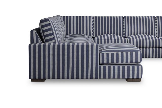 Edgewater Sea Lane Navy Large Left Chaise Sectional