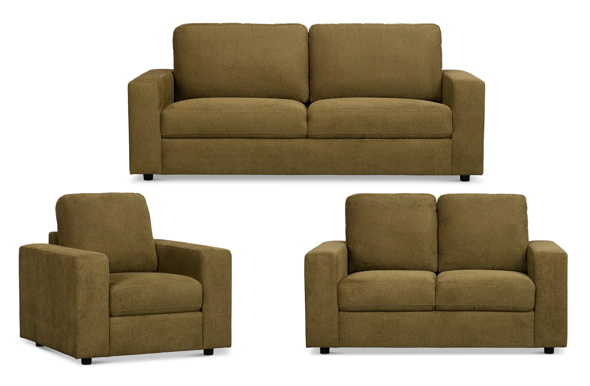 Carmen Green Fabric Living Room Carmen Green Fabric Living Room