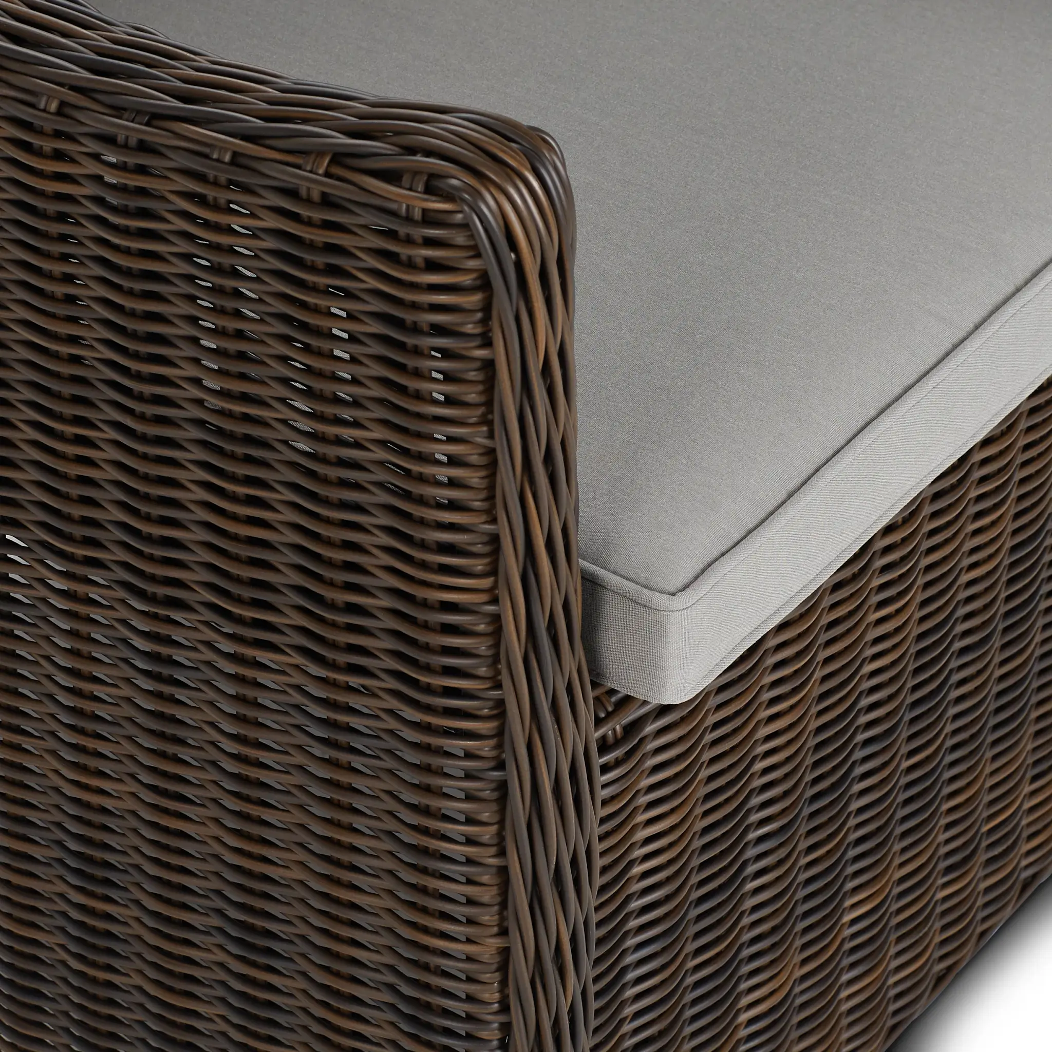 Canyon Dark Brown Gray Woven Arm Chair Canyon Dark Brown Gray Woven Arm Chair