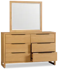 Williamsburg Light Tone Dresser & Mirror