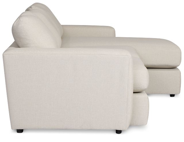 Brantley Light Beige Fabric Right Chaise Sectional