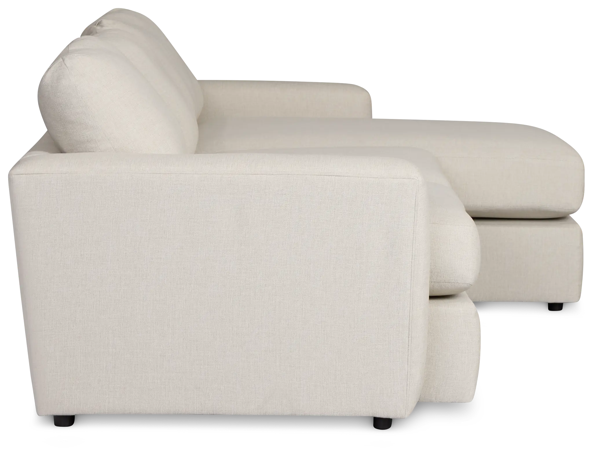 Brantley Light Beige Fabric Right Chaise Sectional Brantley Light Beige Fabric Right Chaise Sectional