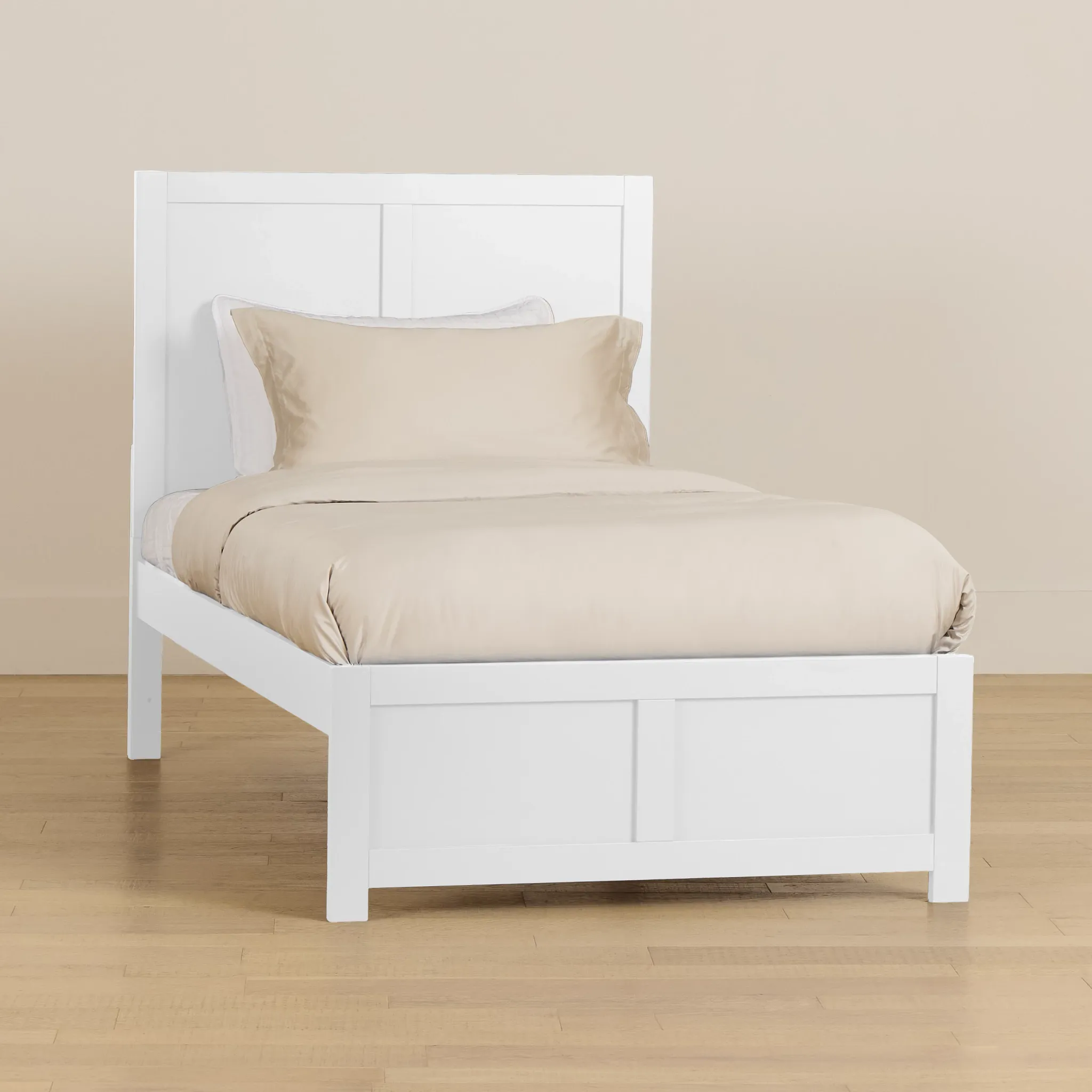 Charleston White Panel Bed