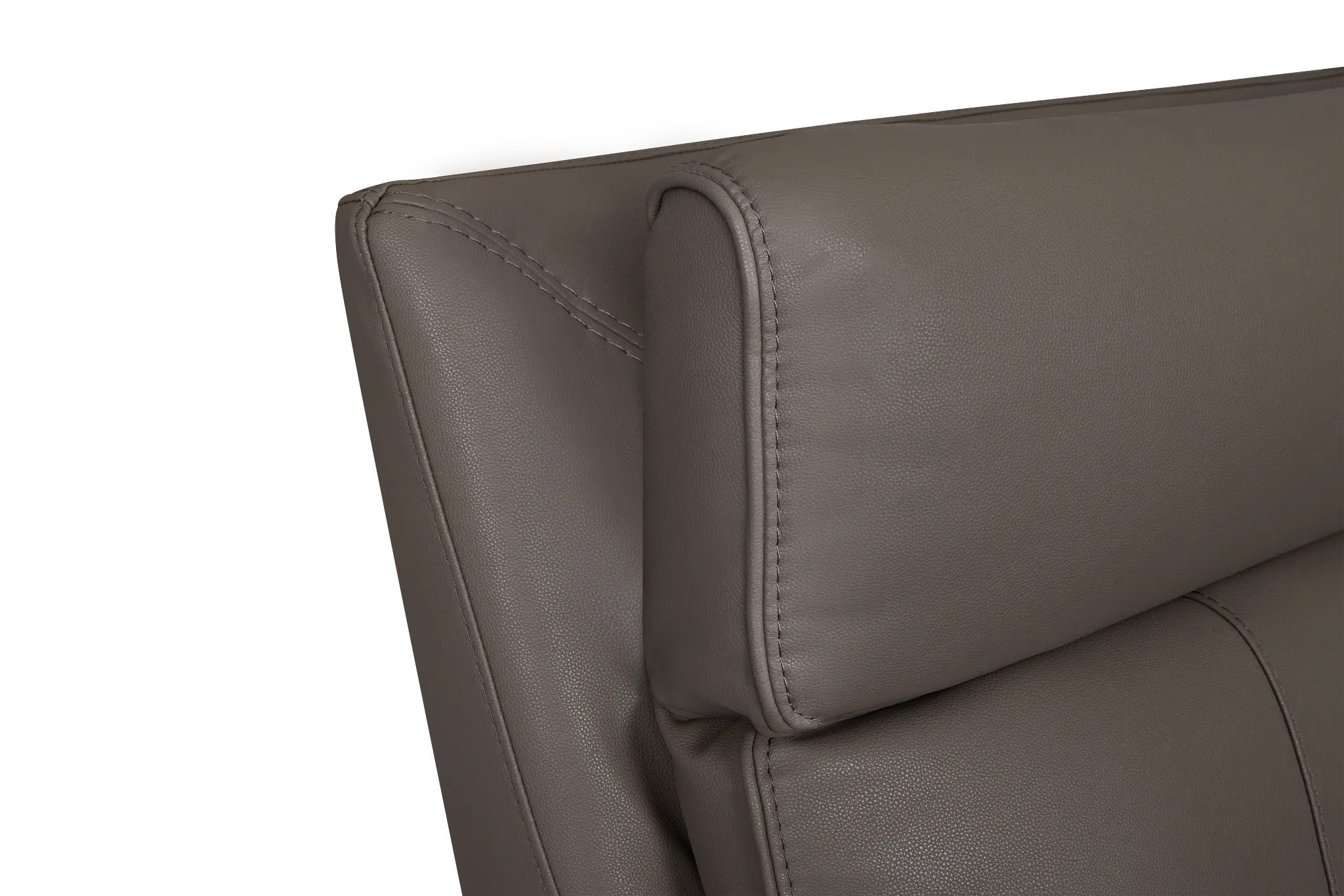 Rhett Gray Micro Small Two-arm Power Reclining Sectional