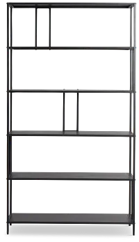 Meggie Black Bookcase