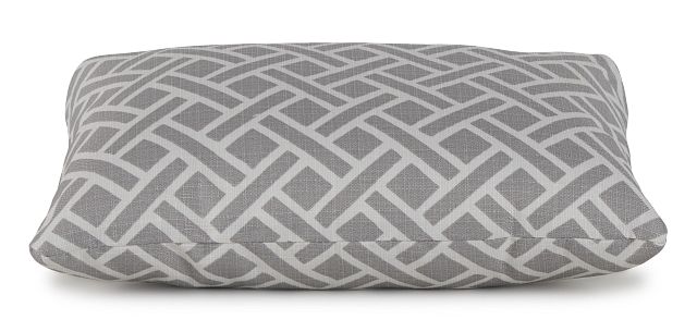 Eastwood Gray Lumbar Indoor/outdoor Accent Pillow